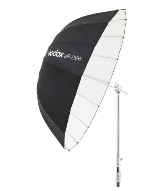 Godox UB130W White Parabolic Umbrella (130cm)