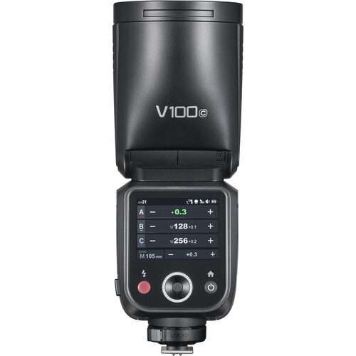 Godox V100 Round Head Flash 100W TTL Speedlite with 2.4GHz Wireless X System
