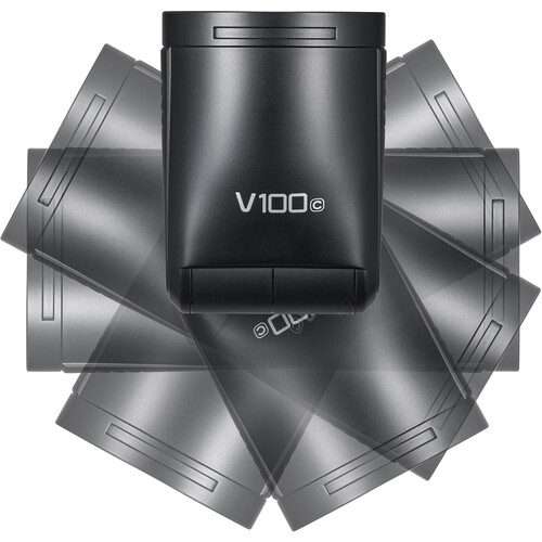 Godox V100 Round Head Flash 100W TTL Speedlite with 2.4GHz Wireless X System