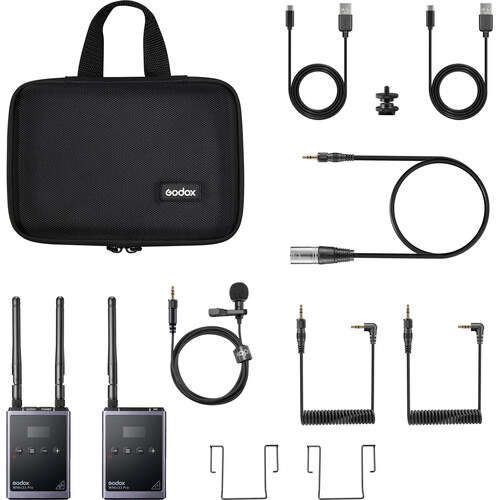 Godox WMicS1 Pro Kit 1 Camera-Mount Wireless Omni Lavaliere Microphone System (514 to 596 MHz)