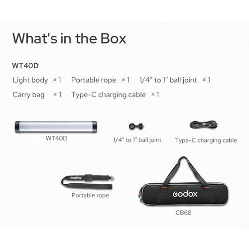 Godox WT40D Daylight Dive Tube Light (38cm)