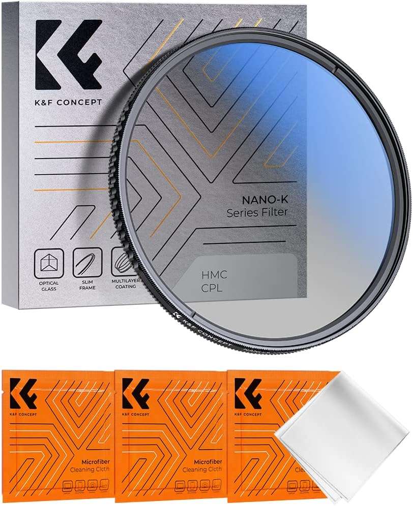 K&F Concept 82mm UV/CPL/ND Lens Nano-K Filter Kit