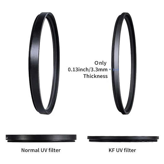 K&F Concept MCUV Camera Lens Filter | A Series, Nano C & Nano X | Multiple Sizes