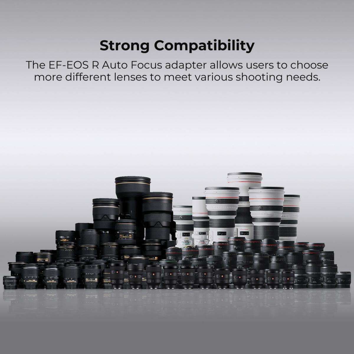 K&F Concept KF06 520 EF to EOS R Adapter