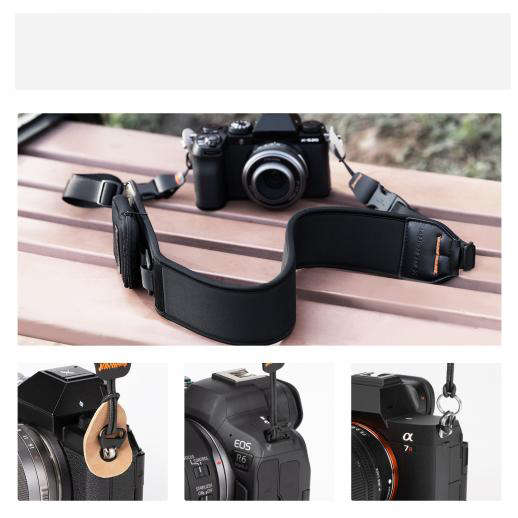 K&F Urban Wander Camera Neck Strap (Black)