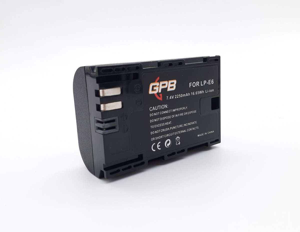 GPB Canon LP-E6 USB- Rechargeable Digital Camera Battery