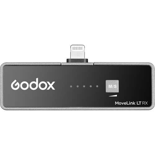 Godox MoveLink LT1 Compact Digital Wireless Microphone System for Smartphones & Tablets with Ligh...