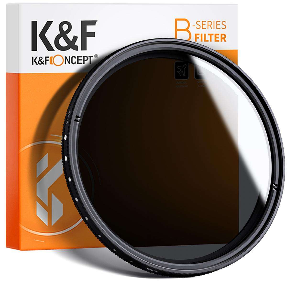 K&F 62mm ND2 to ND400 Variable Neutral Density Lens Filter