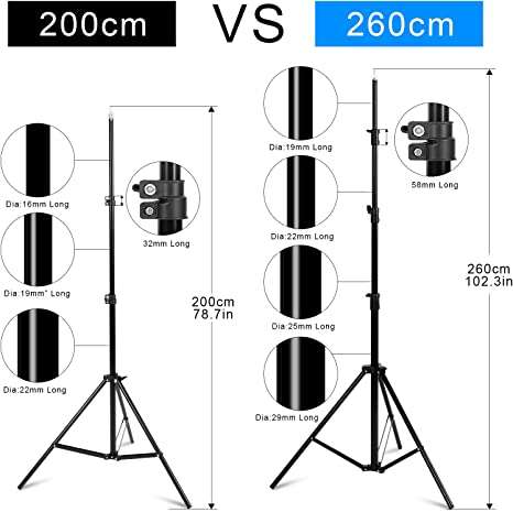 Selens T-Type  Backdrop Stand (2 x 2.6m)