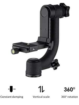 Selens 360 Degree Tripod Gimbal Head for DSLR Cameras