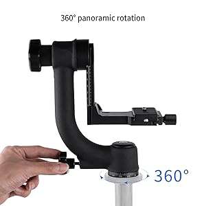 Selens 360 Degree Tripod Gimbal Head for DSLR Cameras