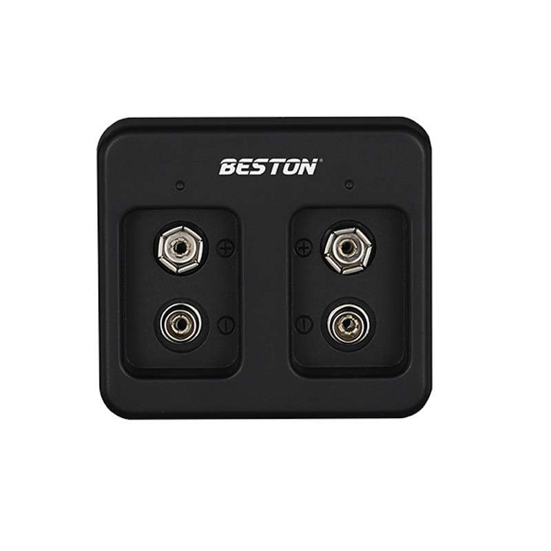 Beston M7005 2 Bay Smart Charger for 9V-800mAh Rechargeable Lithium-Ion Batteries