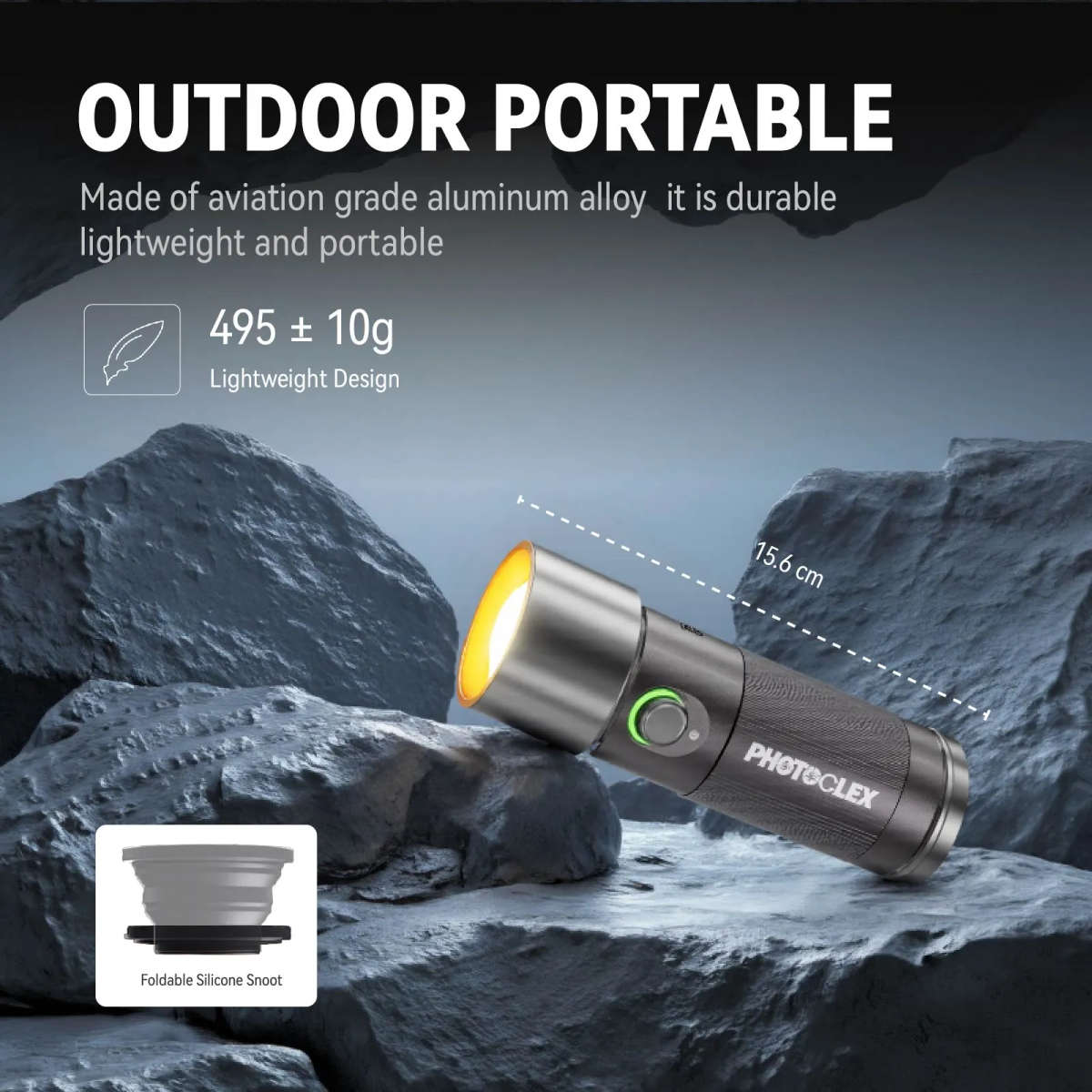 Photoolex TF LS 104FS Focusable Video Light