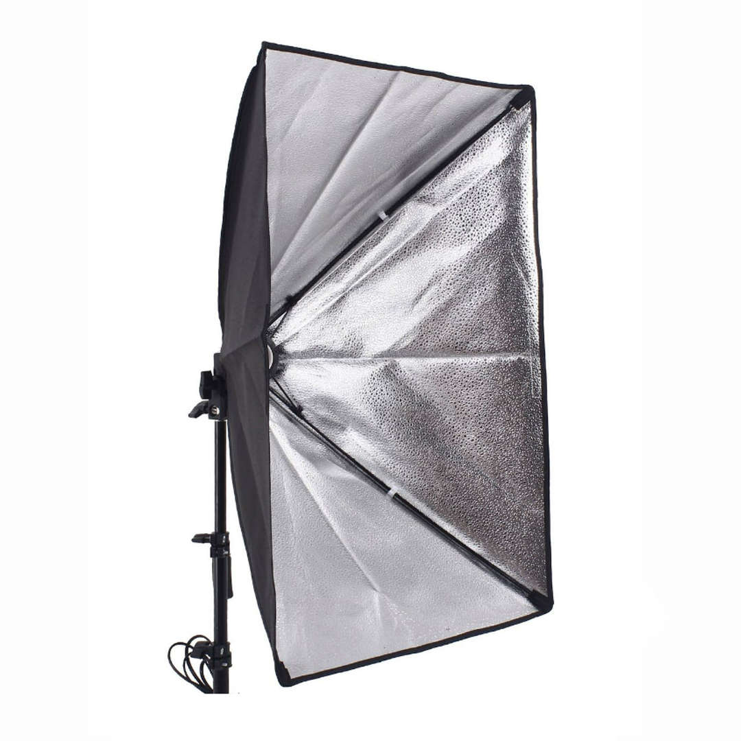 Studio Light Kit  2 x 150w CFL Lights with Softboxes and Stands