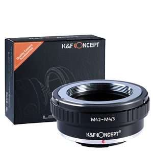 K&F Concept Lens Mount Adapter for M42 Lenses to M4/3 MFT Mount Camera Body