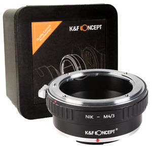 K&F Concept Lens Mount Adapter Nikon to M4/3 Camera Body