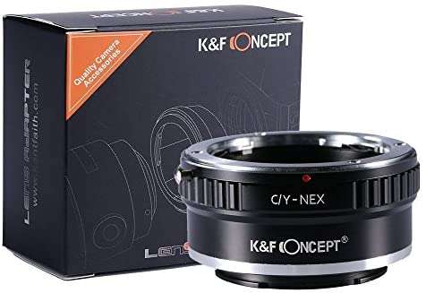 K&F Concept CY-NEX Lens Mount Adapter for Contax/Yashica (C/Y) Lenses to Sony Alpha NEX Camera Body