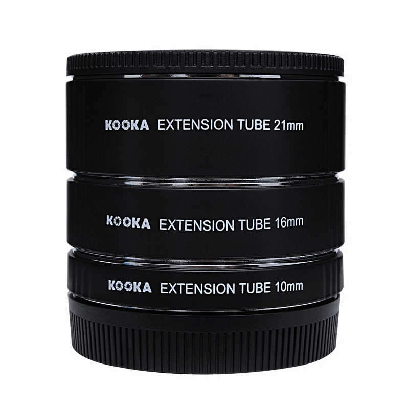 Kooka KK-CM47A Extension Tube Kit for Canon M 10mm Black