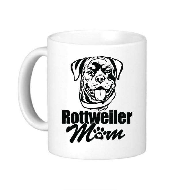 Rottweiler Mom Coffee Mug