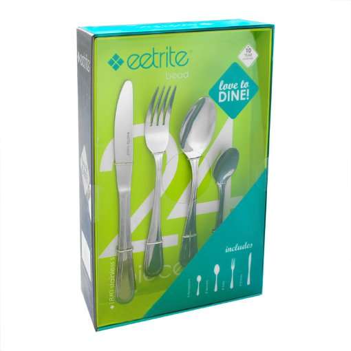 Eetrite Bead 24 Piece Cutlery Set