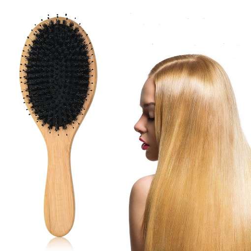 GreenLeaf Bamboo Boar Bristle Hair Brush