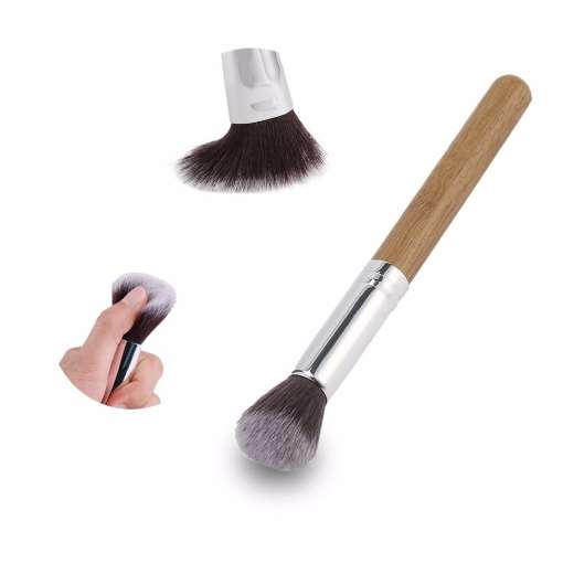 GreenLeaf Makeup Brush Set with Bamboo Handles - 11 Piece
