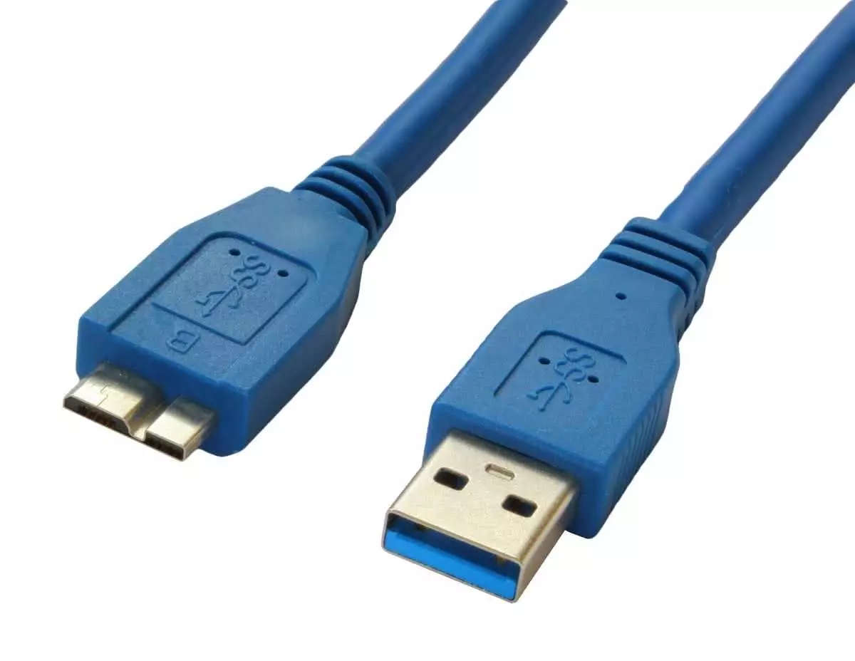 1.5 Meter Micro USB 3 to USB Type A Data Cable | External HDD / SSD Enclosure