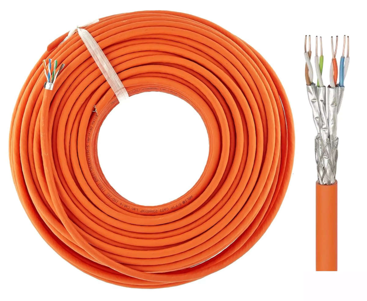 100 Meter Roll | CAT7 Screened Networking SSTP Cable  Pure Copper Network Cable