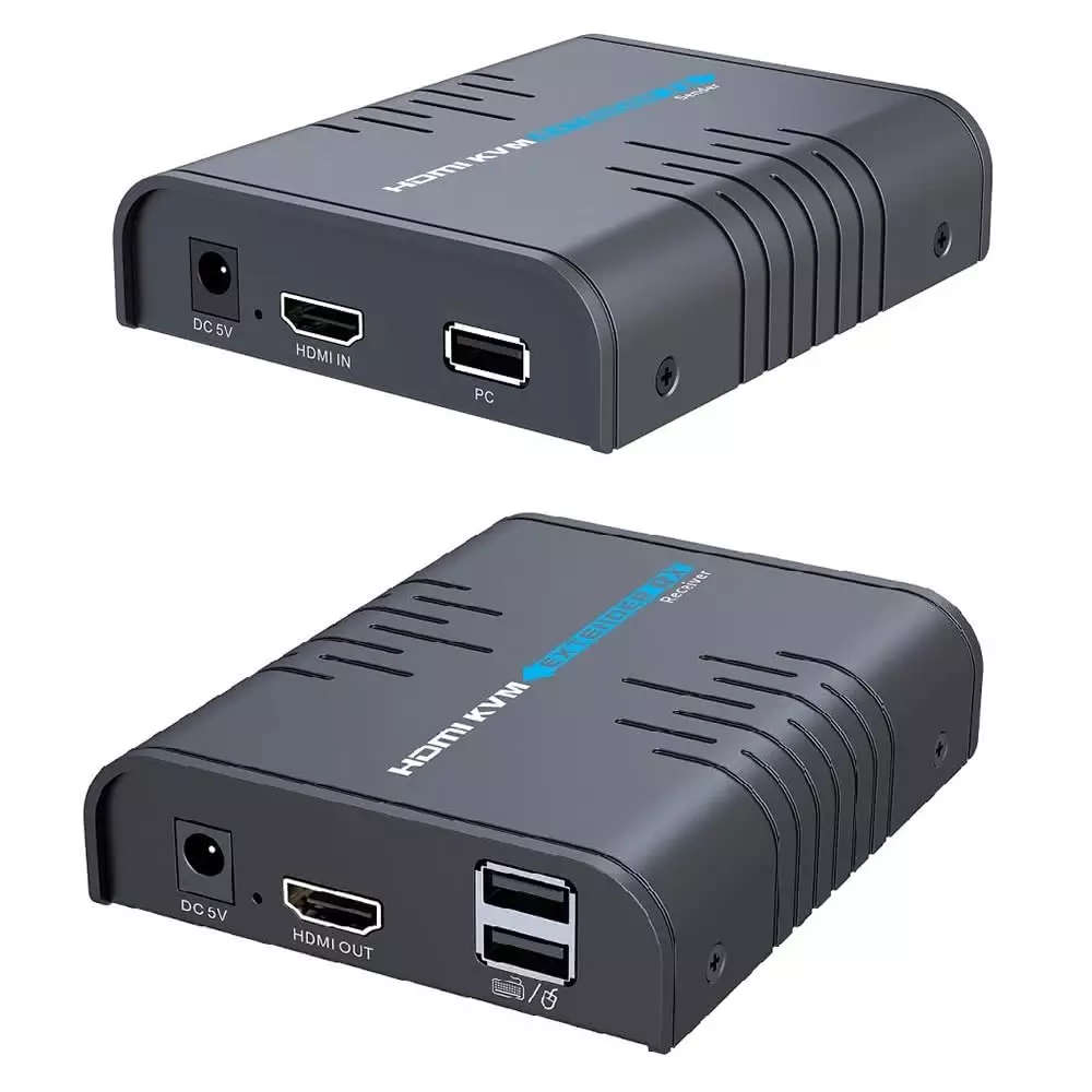 HDMI KVM over Network / IP KVM Extender SET HDBitT v4.0 (Keyboard, Video, Mouse) | Unlimited Dist...