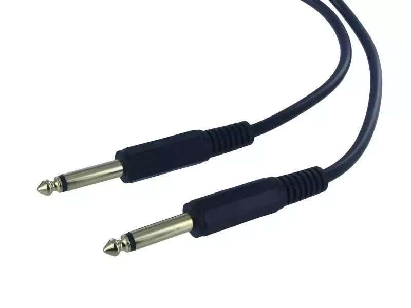 10 Meter 6.35mm Mono Jack to 6.35mm Mono Jack Audio Cable