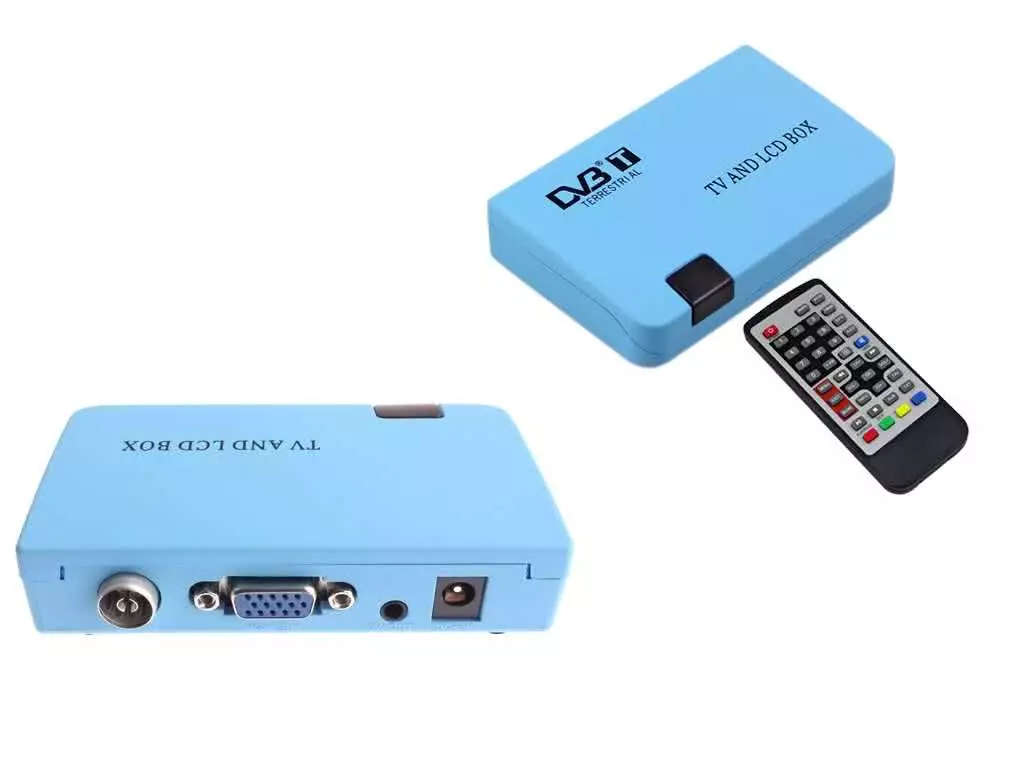 External TV Tuner - DVB-T Digital RF to VGA Converter or Composite Video incl UHF/VHF Scanner