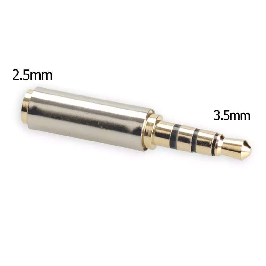 Male 3.5 mm to 2.5 mm Female Adapter