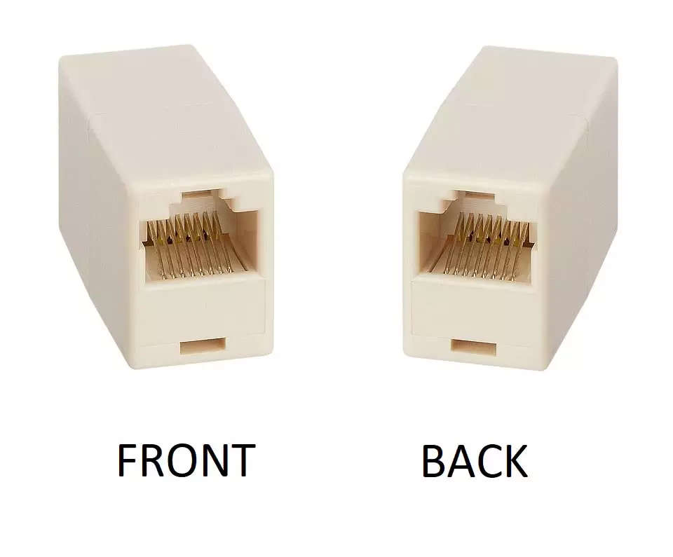 RJ45 Coupler / Network Cable Joiner - Female to Female RJ45 Connector
