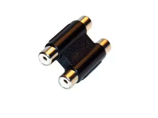 Stereo / Dual RCA Coupler - 2 x Female to RCA Female Coupler / Socket