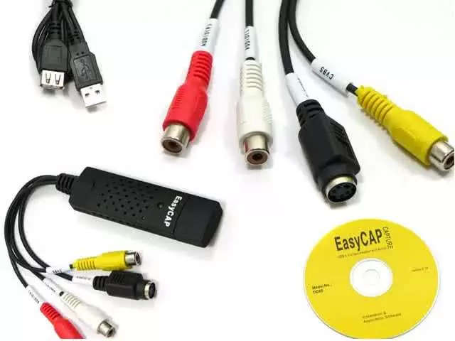 USB AV/RCA Video Capture Device / Video Grabber | VHS to PC Record