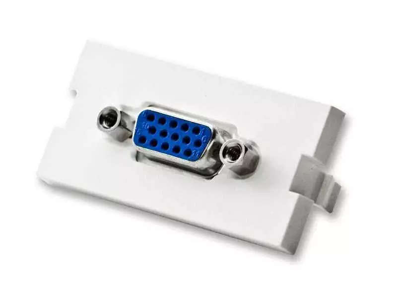 Modular VGA Keystone Wall Plate Insert