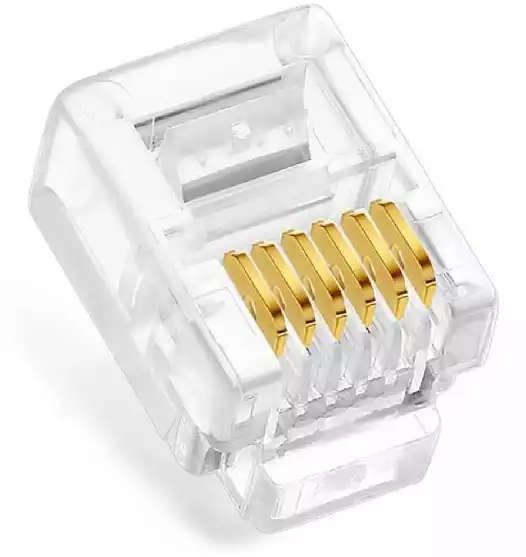 6 Pin RJ12 Connector | 6P6C Crimp-on