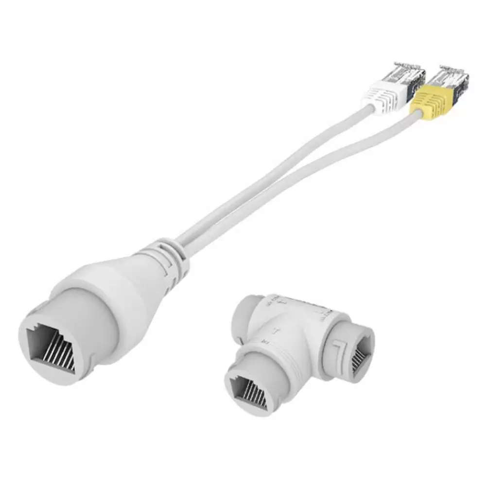 POE / CCTV Camera Splitter Adapter for 2 Devices on 1 Network Cable | Network Cable Splitter