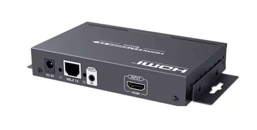 Transmitter | 120 Meter HDBitT HDMI Matrix Extender v4.0 | HDMI over IP Network Extender with IR ...