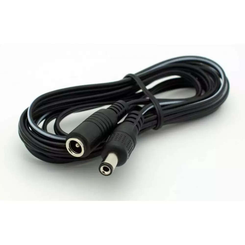 2 Meter Router DC Extension Power Cable | Male DC to Female DC | 5 volt - 12 volt