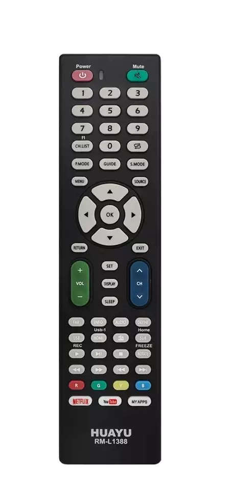 9-in-1 Universal Replacement Infrared Remote for HDTV | Hisense, Samsung, Philips, Sony, Panasoni...