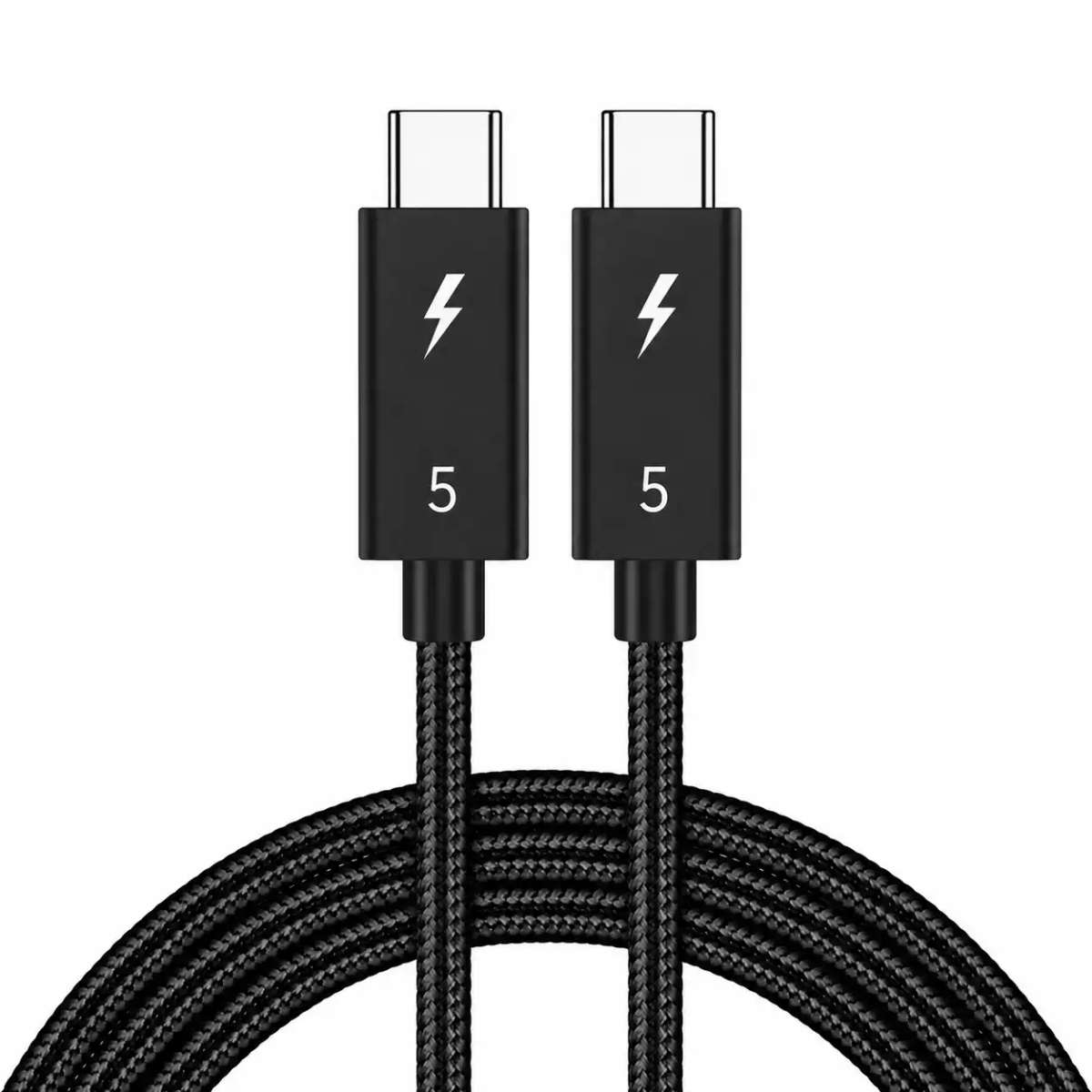 Thunderbolt 5 Compatible Cable | 80Gbps USB-C | Compatible with Thunderbolt 3 & 4 | 16K@30Hz, 8K@...