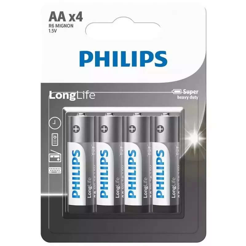 AA Long-life Batteries | 4-Pack
