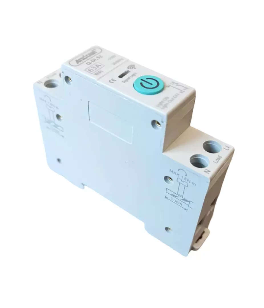 Up to 63A (variable Trip Limit) WIFI Smart Breaker with optional Energy Monitoring | Tuya or Ewelink