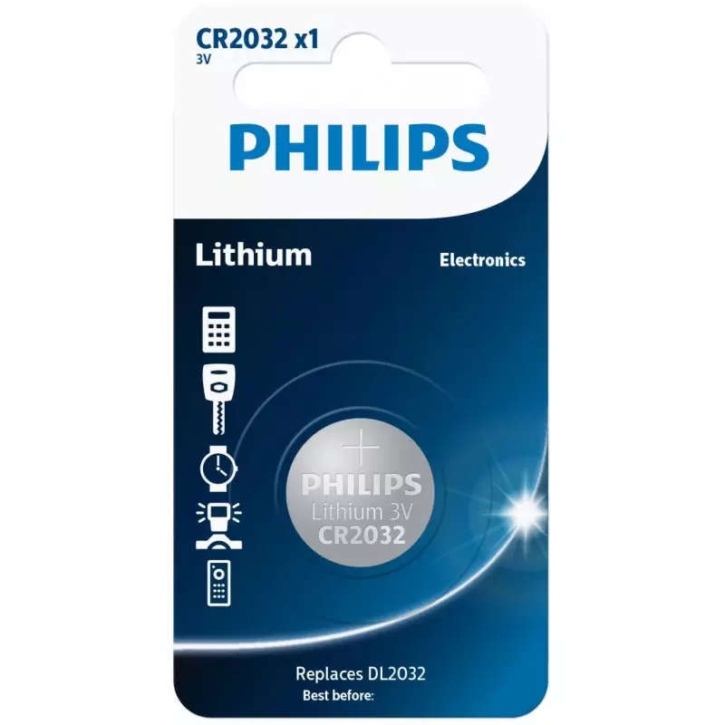 Lithium CR2032 Battery | 20mm 3 Volt Coin Type Battery
