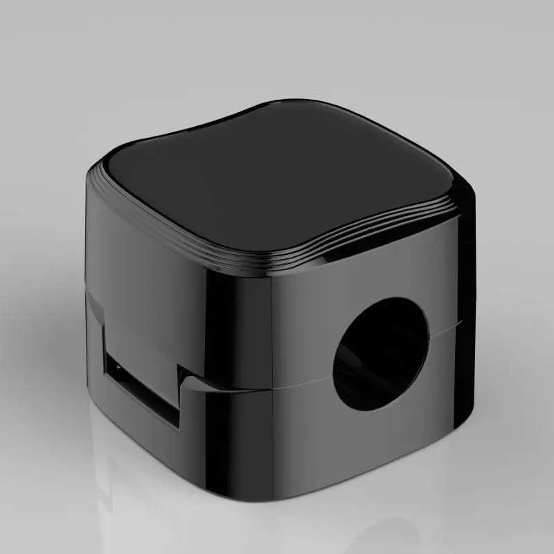 6-Pack Stick-on Magnetic Cable Clip | Cable Organizer for Home/Office/Desk | Black