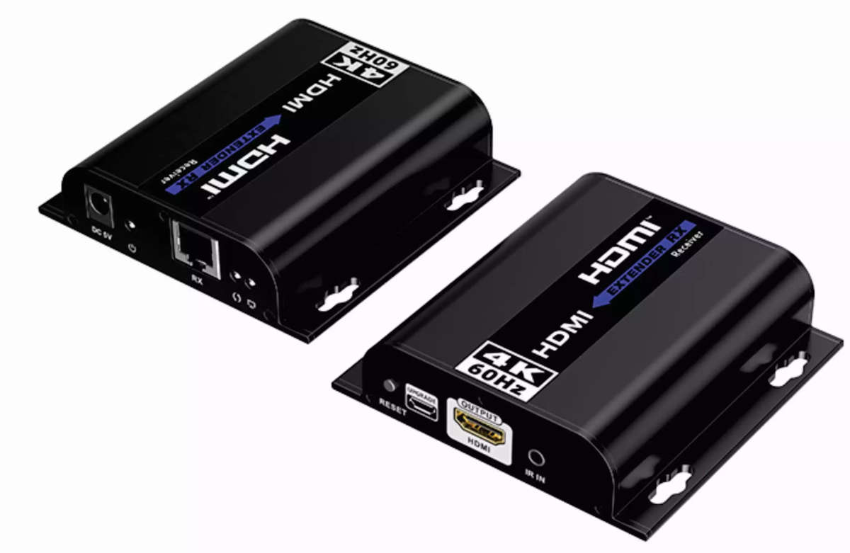 4k UltraHD HDBitT HDMI over Network LAN IP Switches Extender with IR | Receiver v5.0 | LKV483