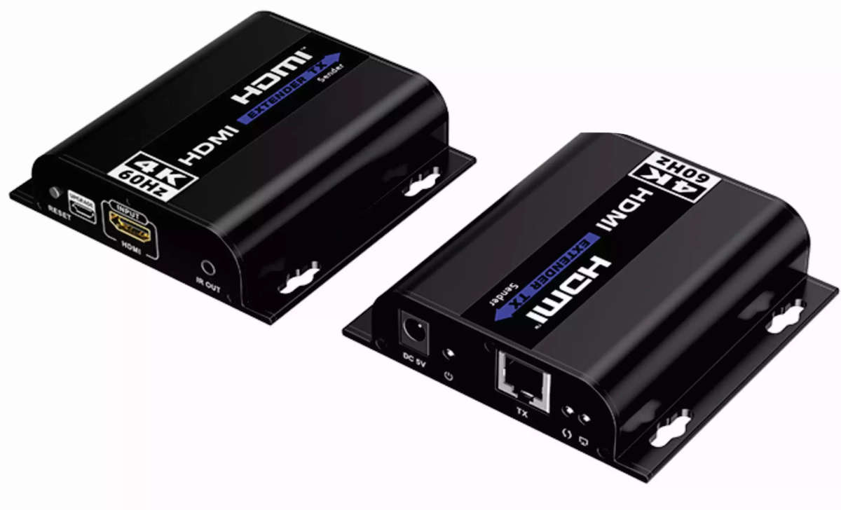 4k UltraHD HDBitT HDMI over Network LAN IP Switches Extender with IR | Transmitter v5.0 | LKV483