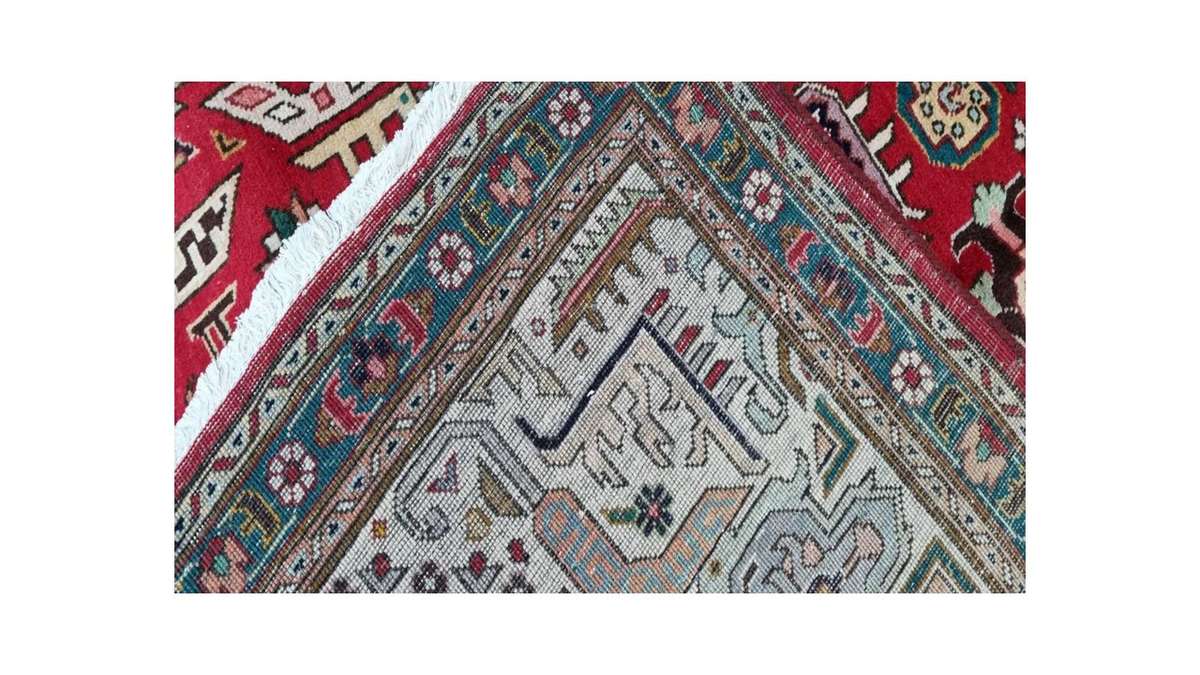 Persian Tabriz Carpet - 396cm x 310cm Hand-Knotted