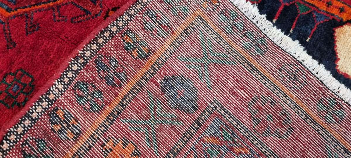 Persian Hamadan Carpet 228cm x 130cm Hand Knotted